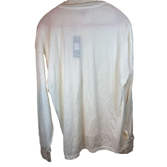 Umberto Ginocchietti Men's Wool White 1/4 Zip Lightweight Sweater Size 48(M) - Picture 5 of 11